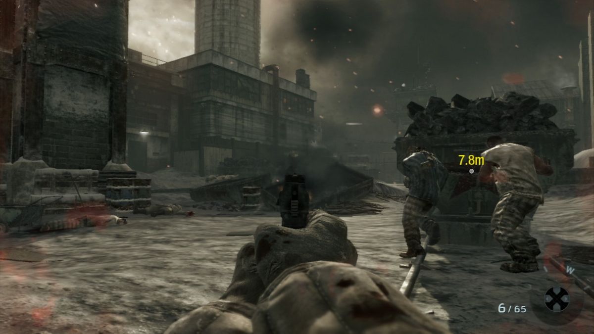 Call of Duty: Black Ops (PlayStation 3) screenshot: With a help of an old veteran from World at War, Viktor Reznov, the plan to escape Vorkuta is set in motion.