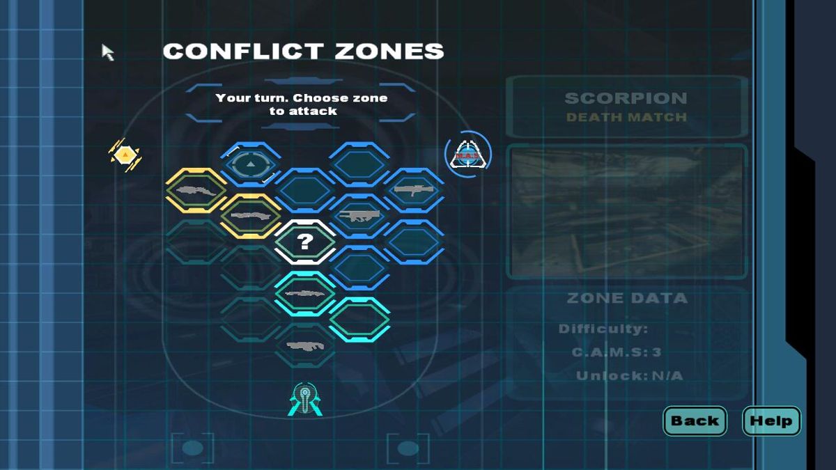 WarPath (Windows) screenshot: Single player campaign.