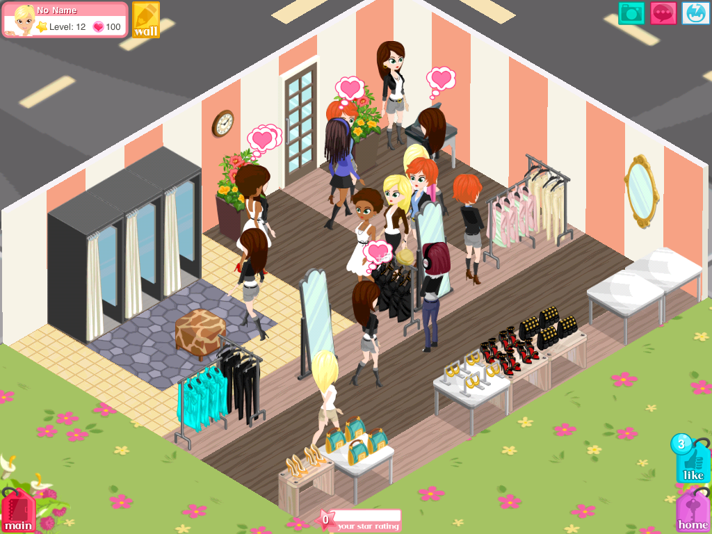 Screenshot of Fashion Story (iPad, 2011) - MobyGames