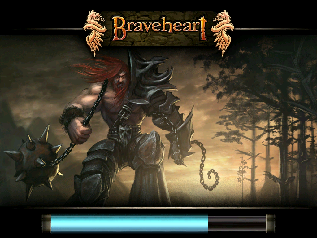 Braveheart (iPad) screenshot: Nice loading screen!