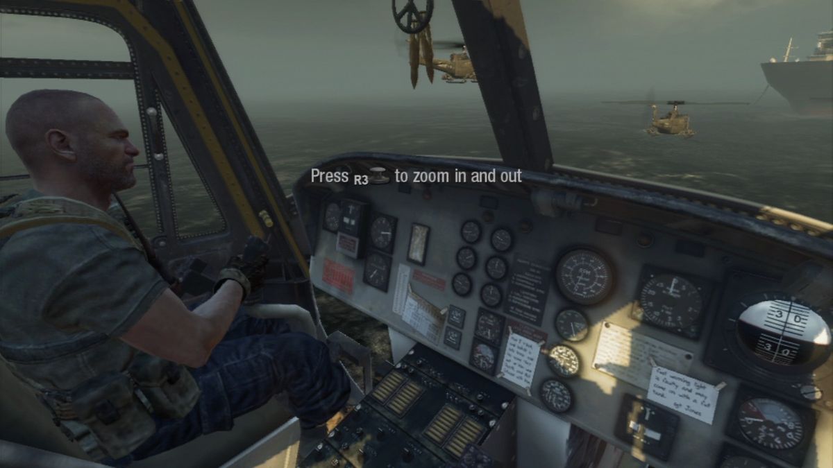 Call of Duty: Black Ops (PlayStation 3) screenshot: Memorize the controls and attach the ship.
