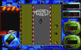 Grand Prix Master (Atari ST) screenshot: Go full speed here