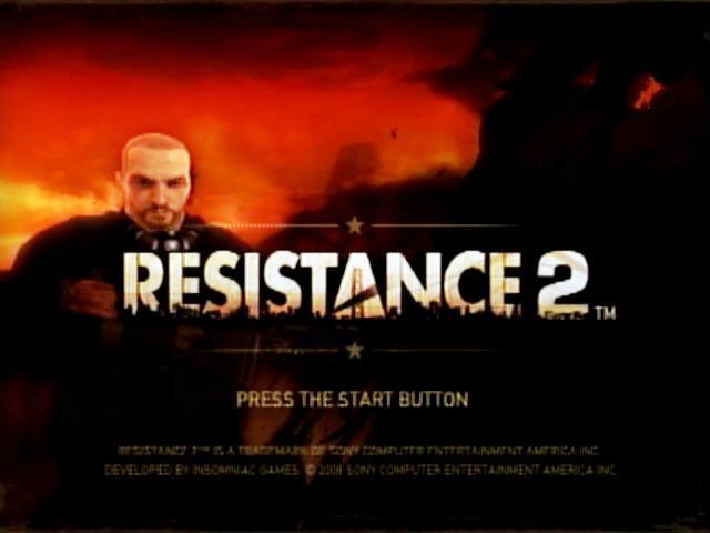 Resistance 2 (PlayStation 3) screenshot: Title