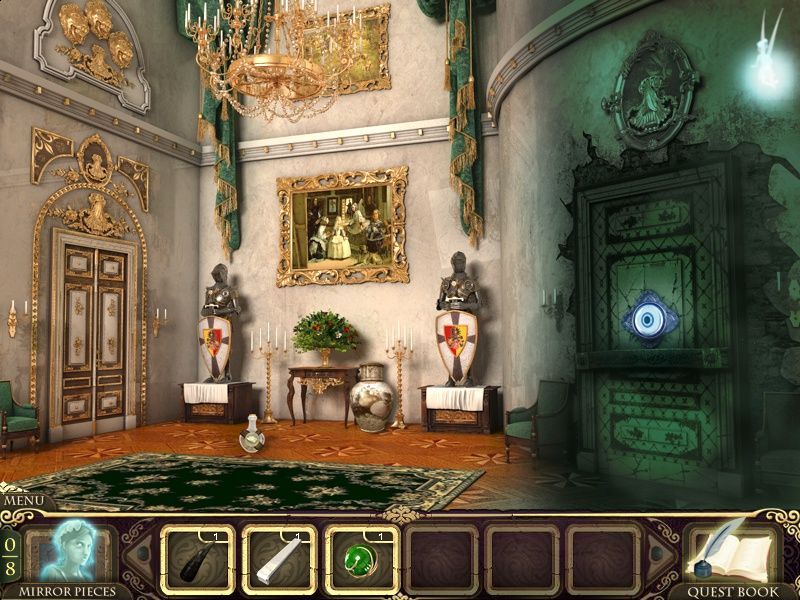 Princess Isabella: A Witch's Curse (Macintosh) screenshot: Hallway main floor