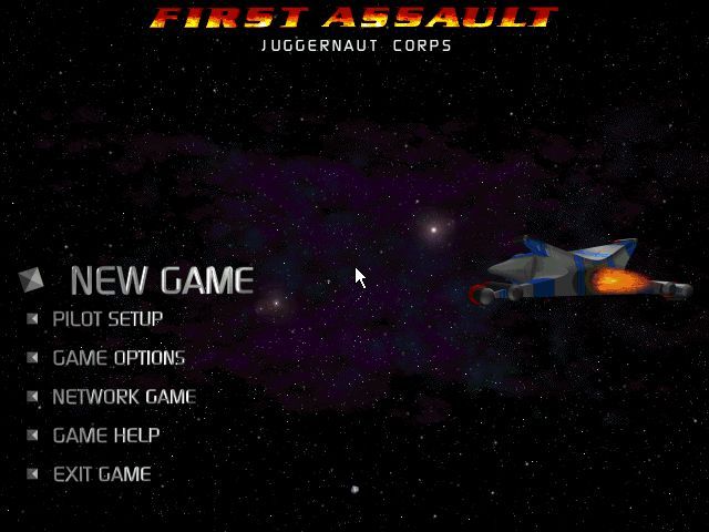 Juggernaut Corps: First Assault (Windows) screenshot: Menu screen