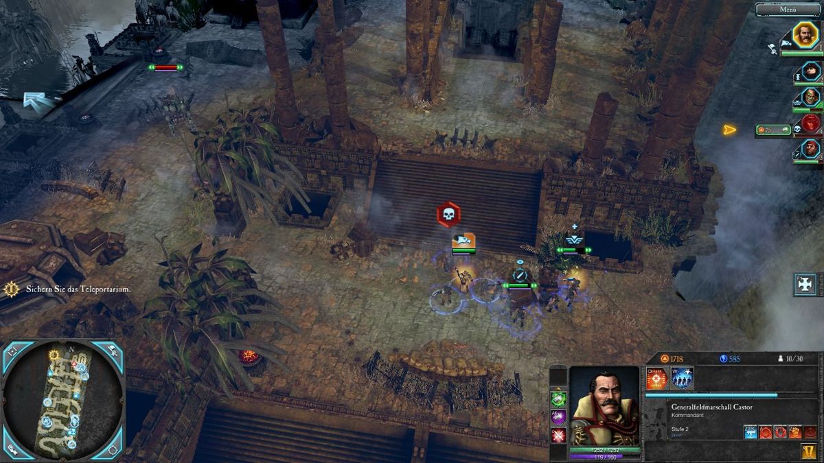 Warhammer 40,000: Dawn of War II - Retribution (Windows) screenshot: Resurrect a fallen hero.