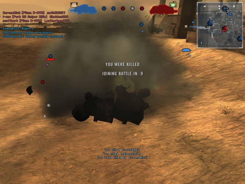 Battlefield 2142 (Macintosh) screenshot: Transport was destroyed