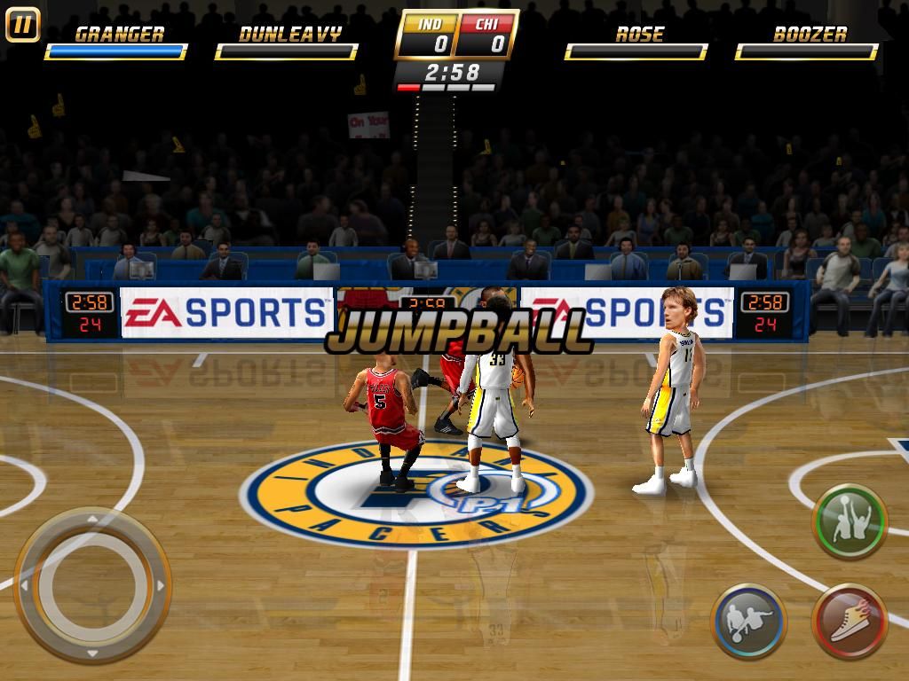 NBA Jam (iPad) screenshot: Game start