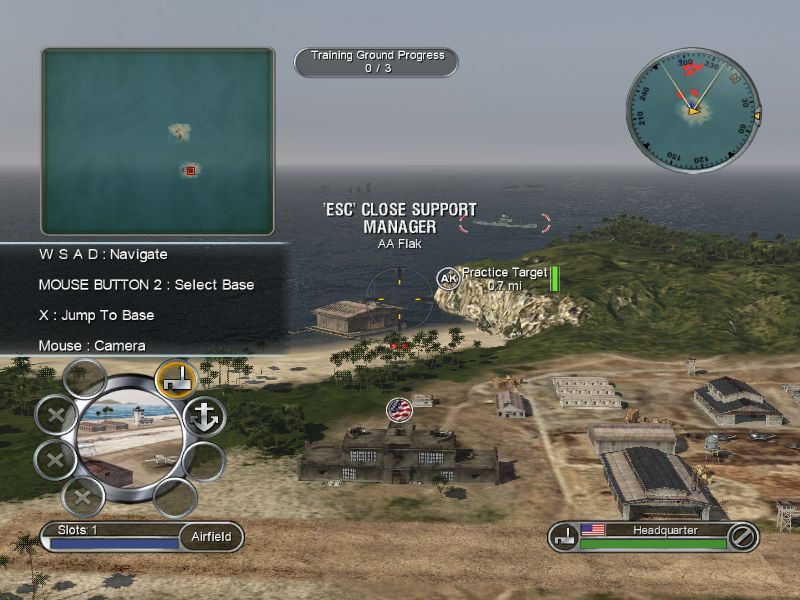 Battlestations: Pacific (Macintosh) screenshot: Training