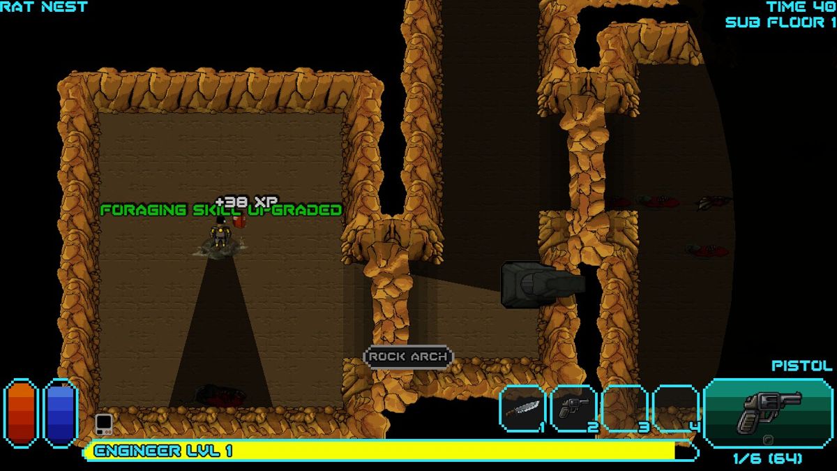 Sword of the Stars: The Pit (Windows) screenshot: A successful interaction can increase your character's relevant skills