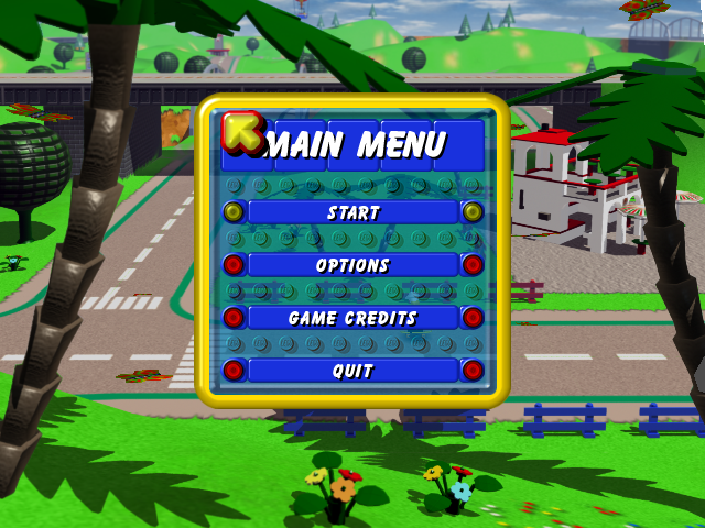 LEGO Island 2: The Brickster's Revenge (Windows) screenshot: Main menu
