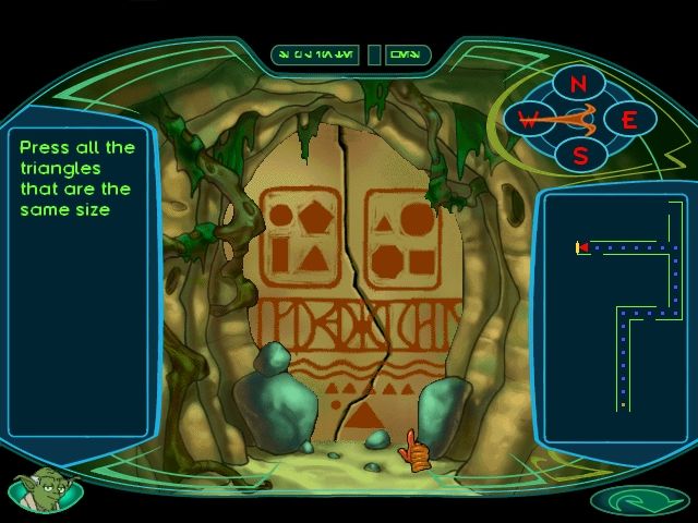 Star Wars: Yoda's Challenge - Activity Center (Windows) screenshot: Till you get to a door with a riddle