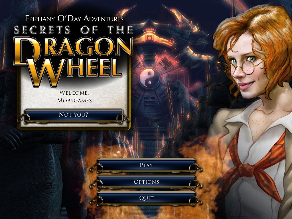 Secrets of the Dragon Wheel (Macintosh) screenshot: Main menu
