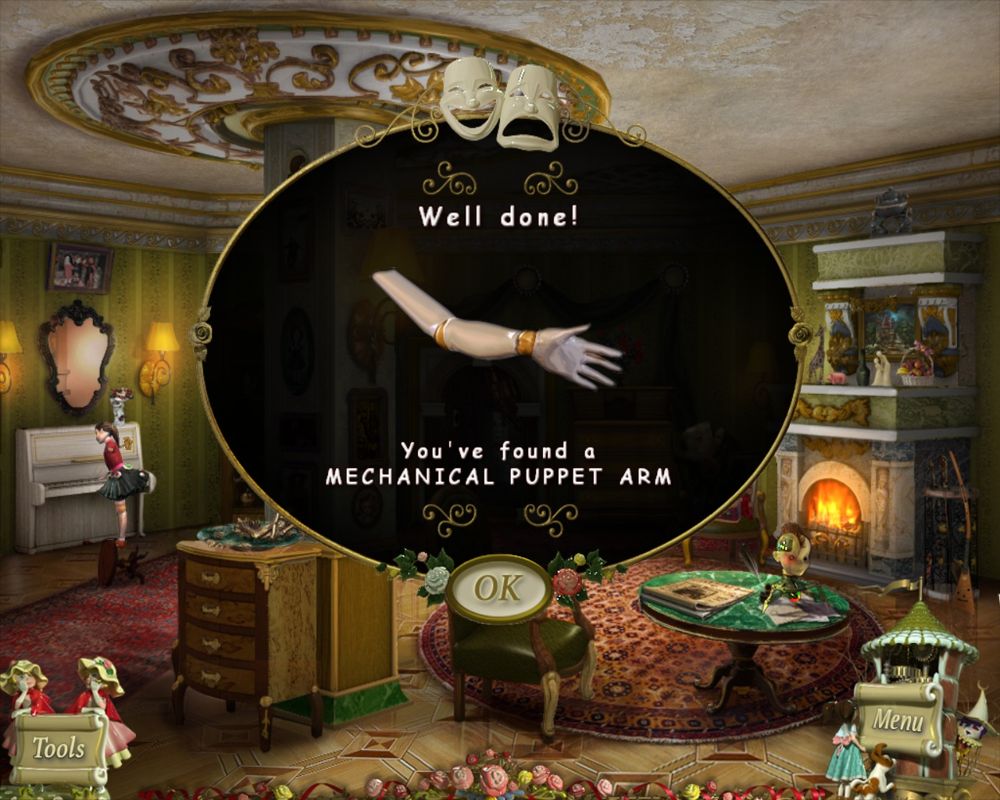PuppetShow: Mystery of Joyville (Macintosh) screenshot: Mechanical Puppet Arm