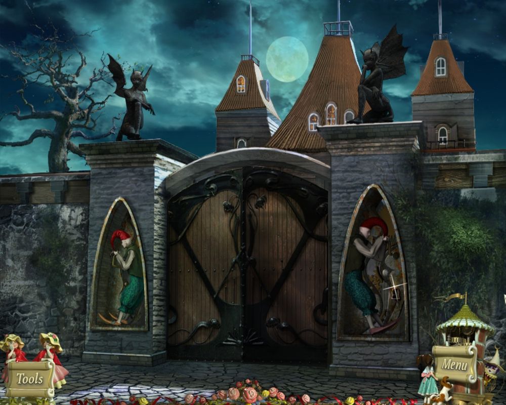 PuppetShow: Mystery of Joyville (Macintosh) screenshot: Closed gate