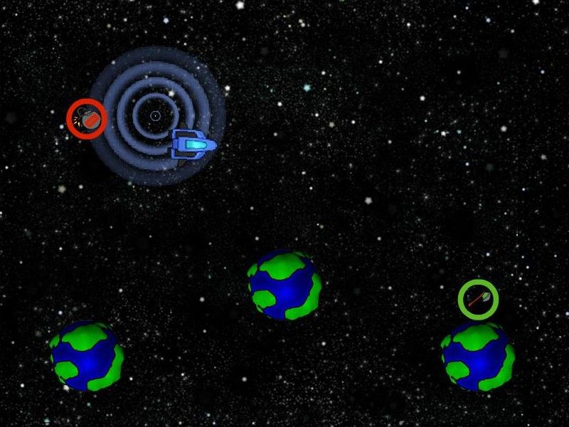 Invasion of the Giant Planet Eating Bacteria From Outer Space (Browser) screenshot: POP! goes the bacteria.