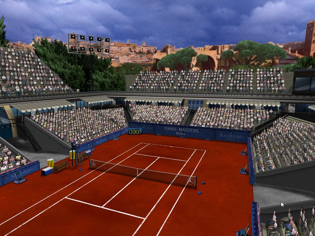 Tennis Masters Series 2003 (Windows) screenshot: Let the match begin!