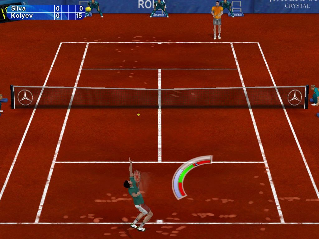 Tennis Masters Series 2003 (Windows) screenshot: It's my serve.