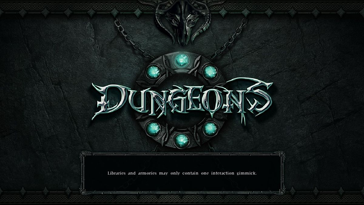 Dungeons (Windows) screenshot: Loading screen (demo)