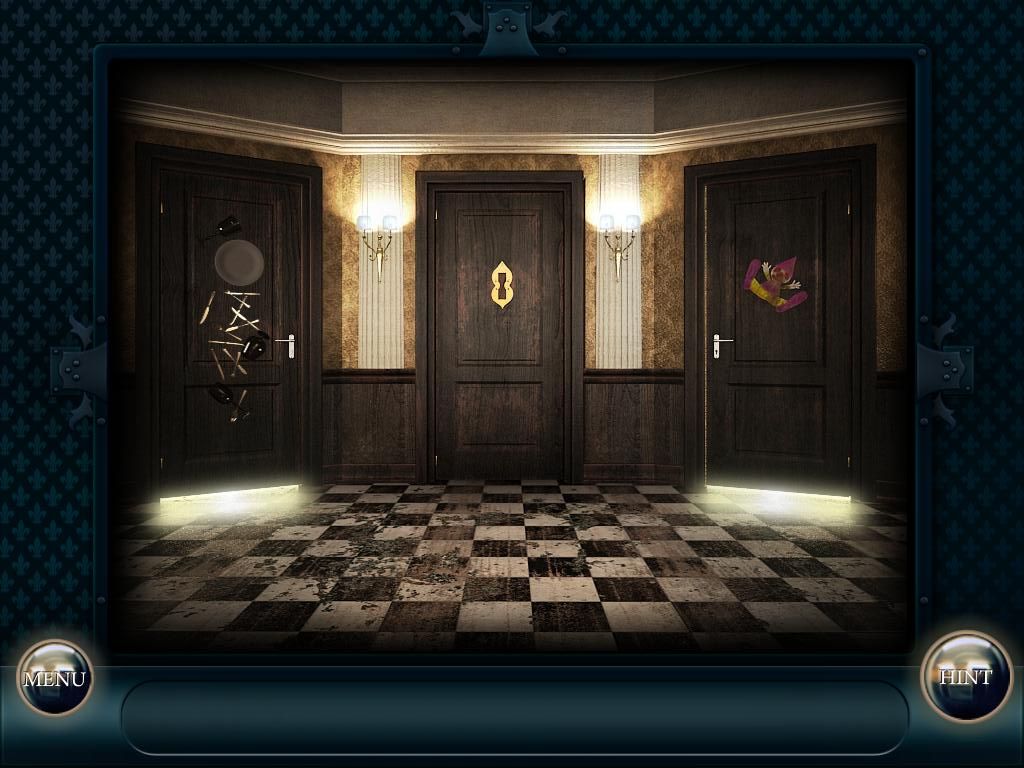 Doors of the Mind: Inner Mysteries (iPad) screenshot: Hall doors