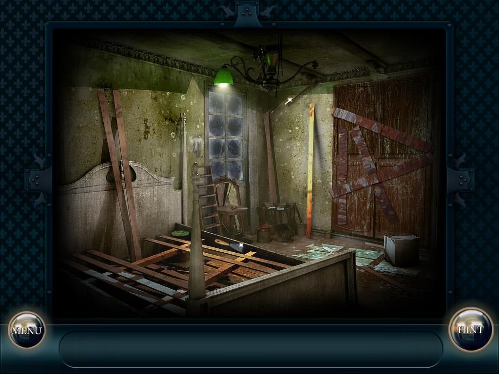 Doors of the Mind: Inner Mysteries (iPad) screenshot: Parents Bedroom current day - items find