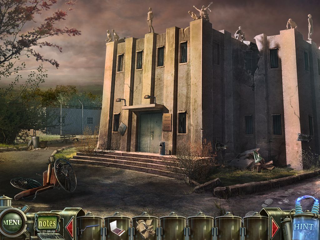Haunted Halls: Green Hills Sanitarium (Windows) screenshot: The sanitarium itself.