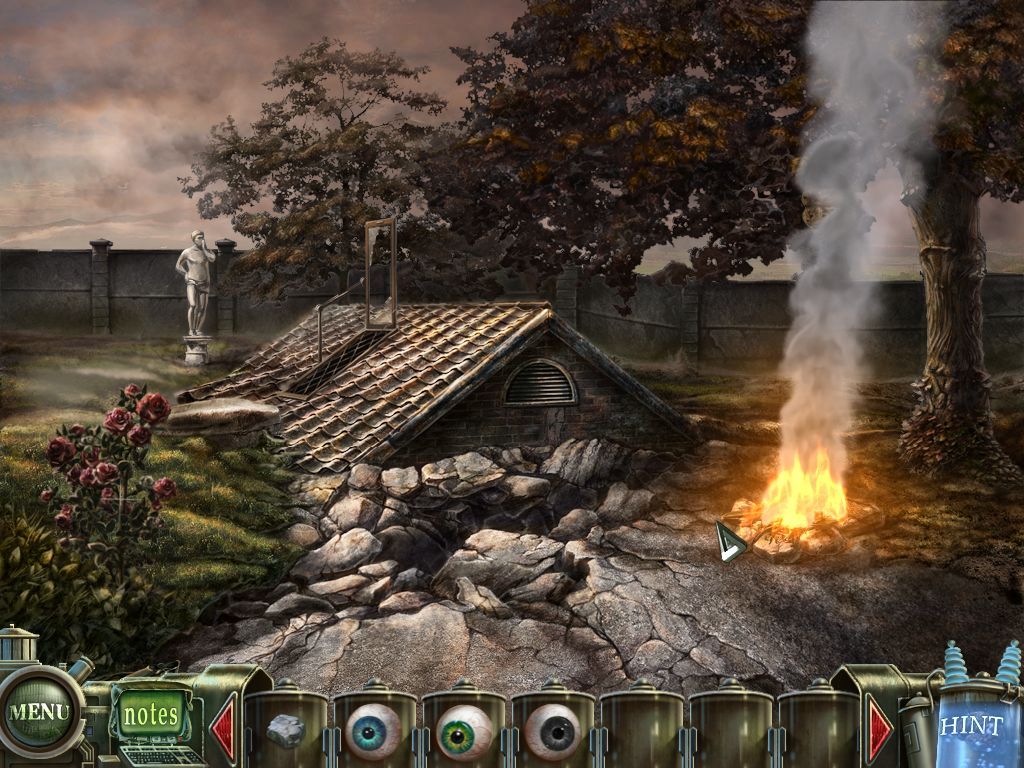 Haunted Halls: Green Hills Sanitarium (Windows) screenshot: And I created smoke!