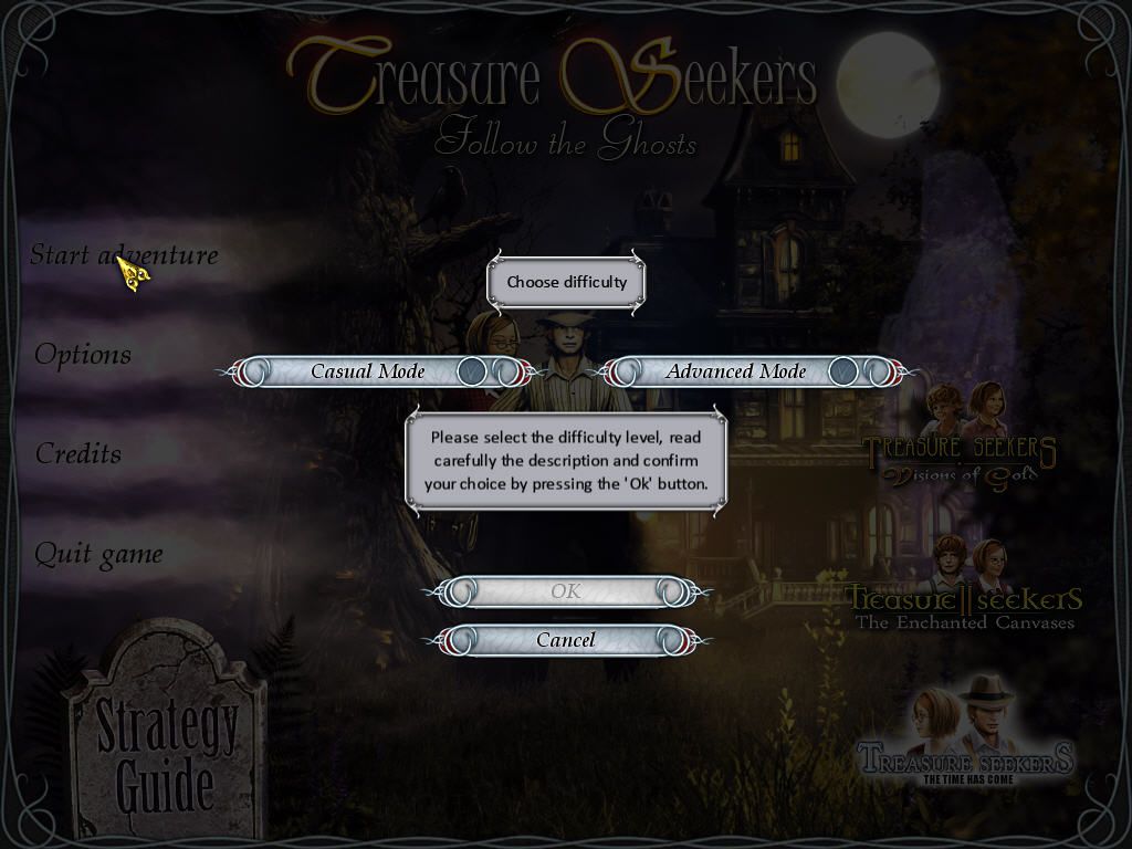 Treasure Seekers: Follow the Ghosts (Windows) screenshot: Game mode