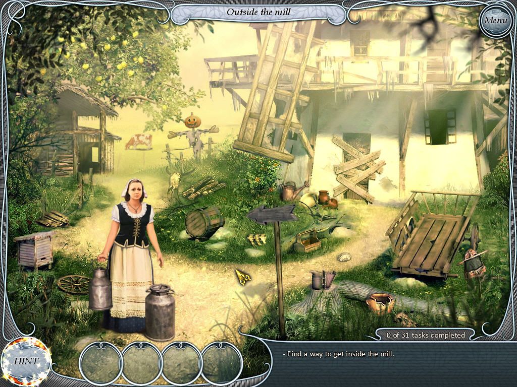 Treasure Seekers: Follow the Ghosts (Windows) screenshot: Outside Mill