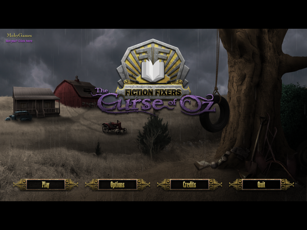 Fiction Fixers: The Curse of Oz (Windows) screenshot: Main menu