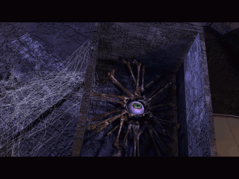 William R. Fisher's Beyond the Spirit's Eye (Windows) screenshot: Sinister eye in a box