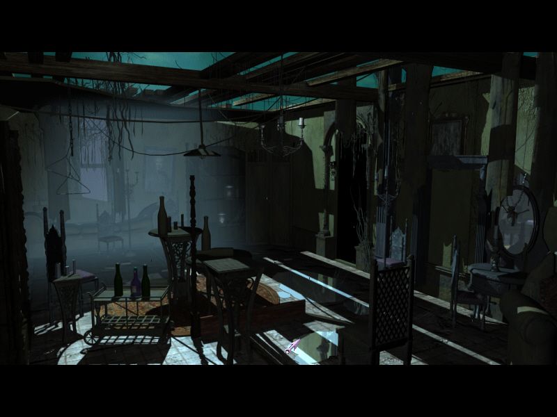 Tomb of Zojir: Last Half of Darkness (Windows) screenshot: A very cluttered room