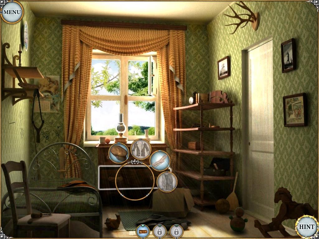 Treasure Seekers: Visions of Gold (iPad) screenshot: Nelly's room dresser - objects