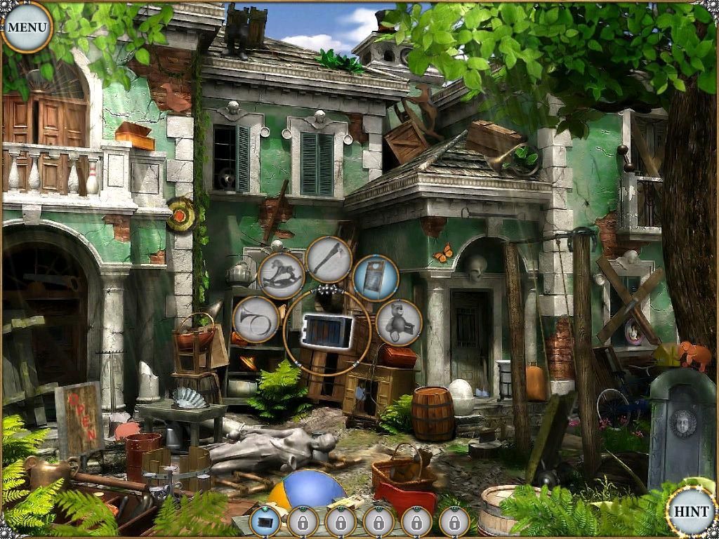 Treasure Seekers: Visions of Gold (iPad) screenshot: The Old House - objects