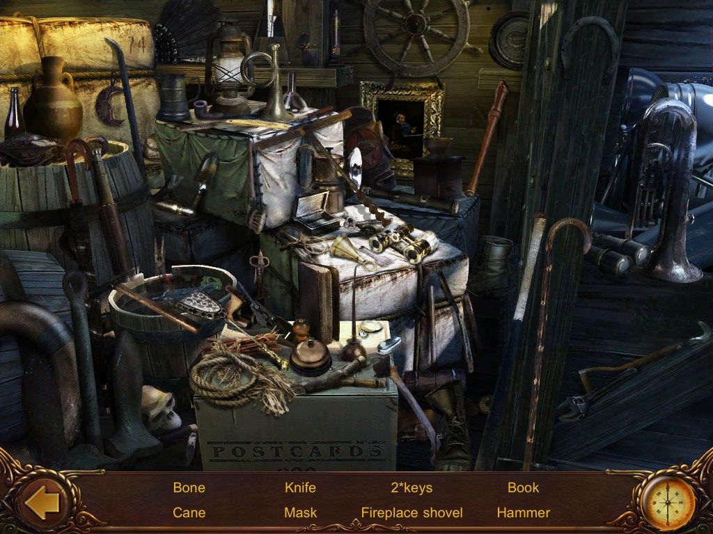 Screenshot of Vampire Saga: Pandora's Box (iPad, 2009) - MobyGames