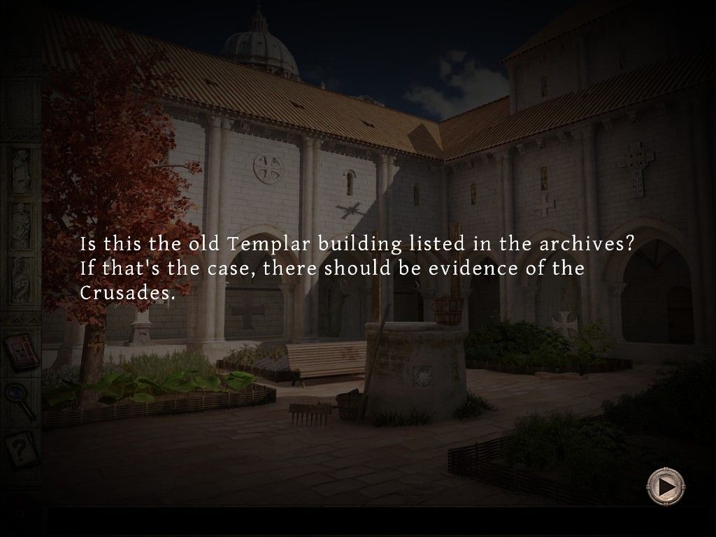 Secrets of the Vatican: The Holy Lance (iPad) screenshot: Intro continues