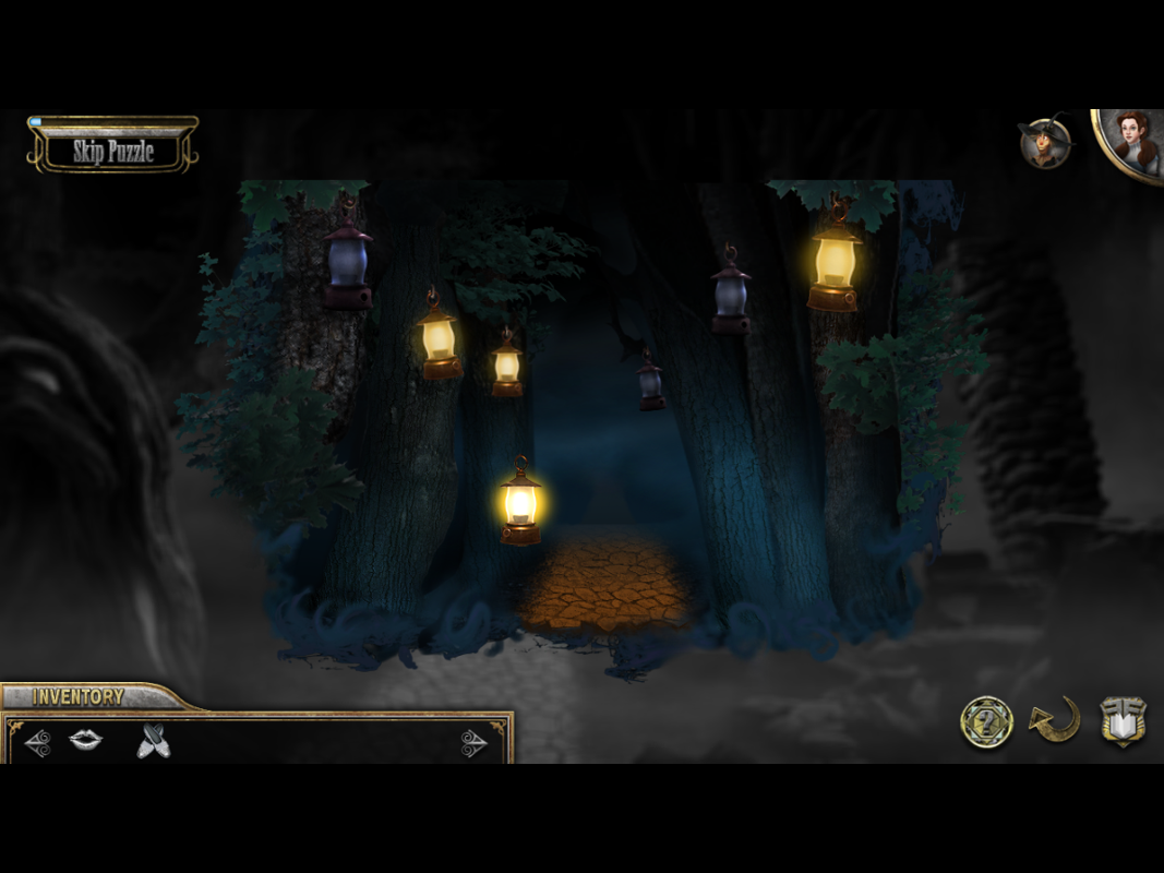 Fiction Fixers: The Curse of Oz (Windows) screenshot: Solve the puzzle to light all the lanterns.
