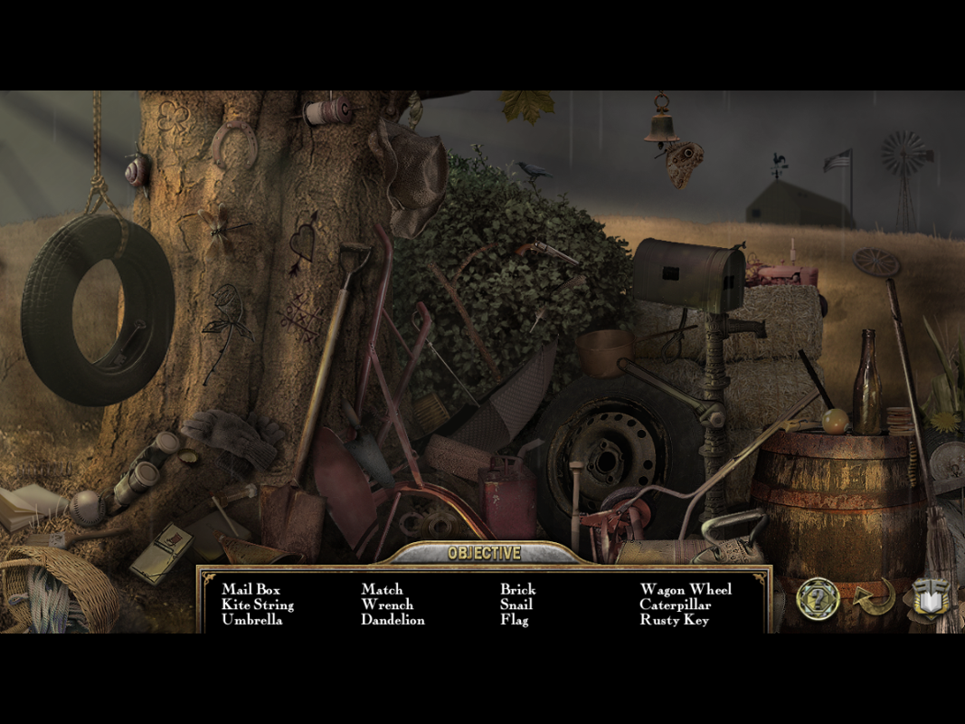 Fiction Fixers: The Curse of Oz (Windows) screenshot: I need to find the items listed at the bottom.