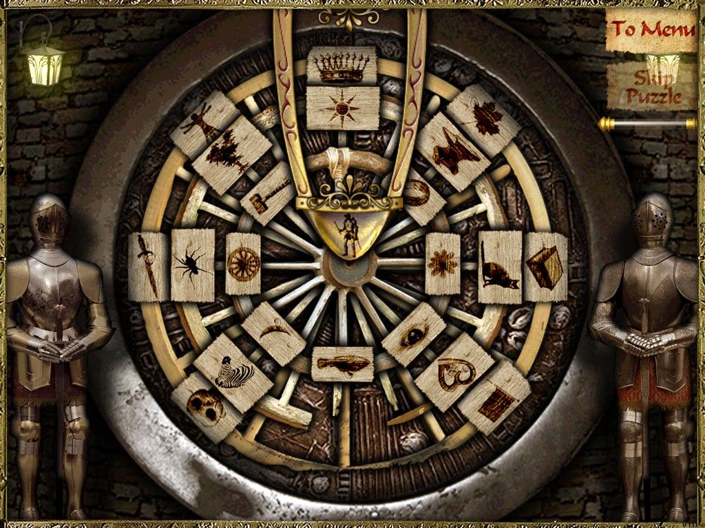 The Mysterious Past of Gregory Phoenix (iPad) screenshot: Entering the Blacksmith puzzle