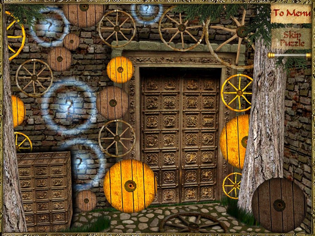 The Mysterious Past of Gregory Phoenix (iPad) screenshot: Mini wheel puzzle
