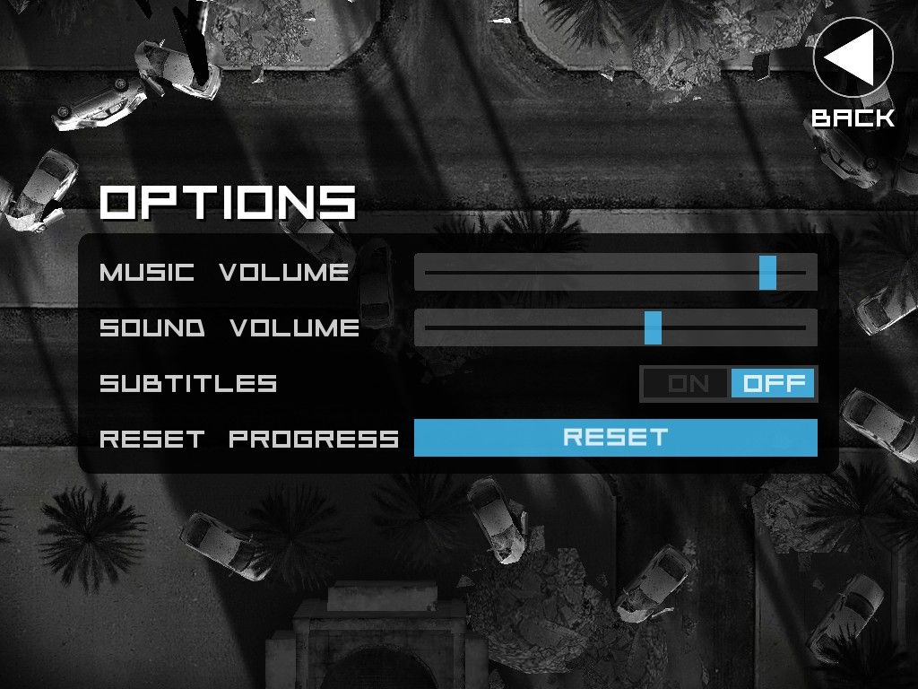 Anomaly: Warzone Earth HD (iPad) screenshot: Options