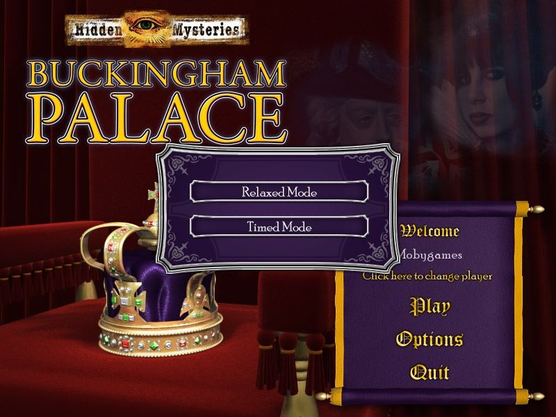 Hidden Mysteries: Buckingham Palace (Macintosh) screenshot: Game mode