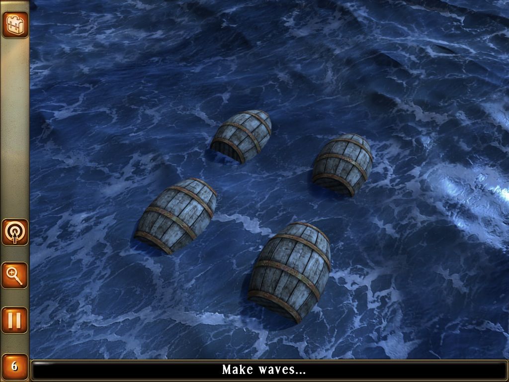 20,000 Leagues Under the Sea: Captain Nemo (Macintosh) screenshot: Building raft