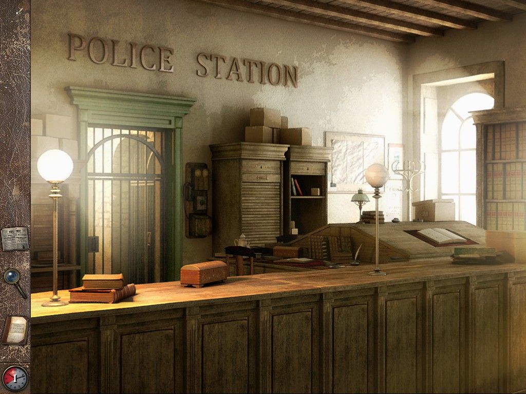 Jack the Ripper: Letters from Hell (iPad) screenshot: Police Station