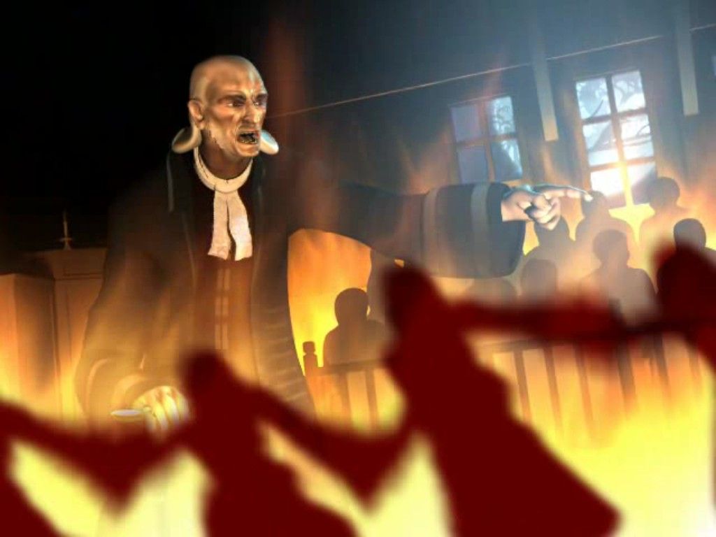 Midnight Mysteries: Salem Witch Trials (iPad) screenshot: Intro cutscene