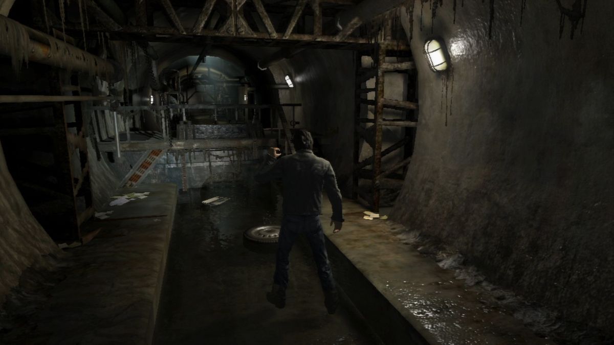 Alone in the Dark: Inferno (PlayStation 3) screenshot: Entering the sewers.