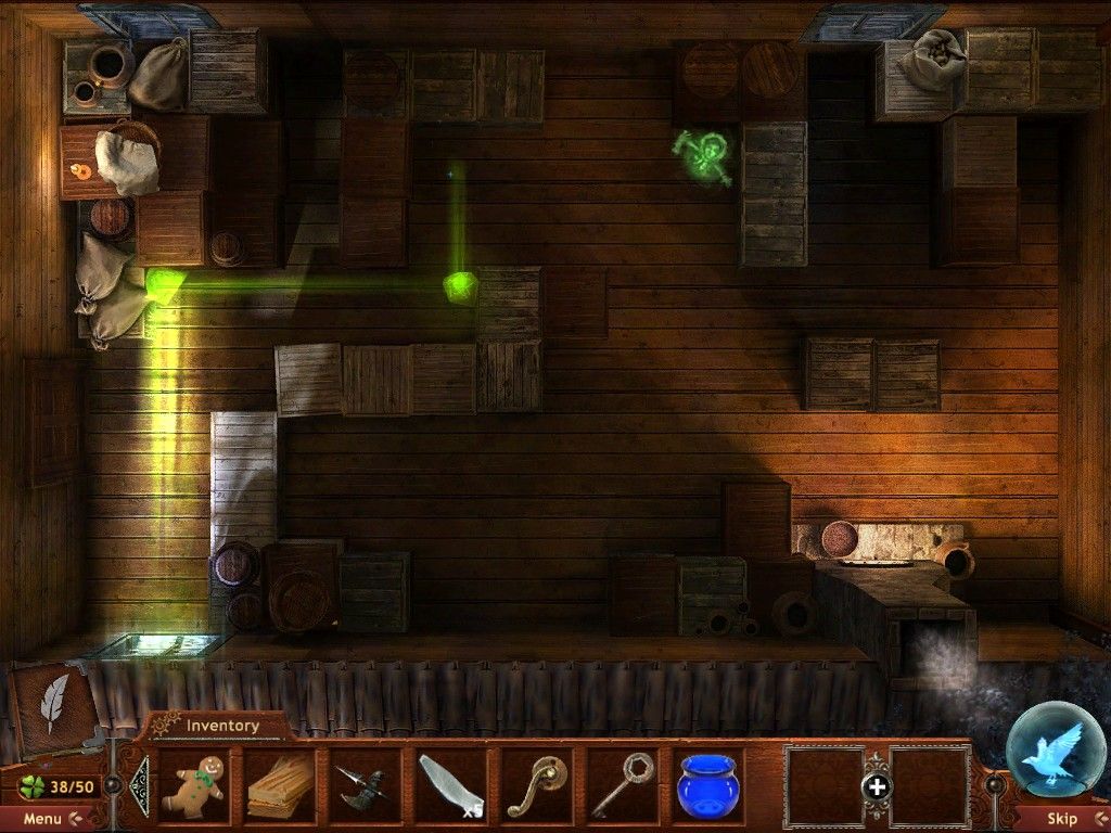 Midnight Mysteries: Salem Witch Trials (iPad) screenshot: Customs dollhouse puzzle