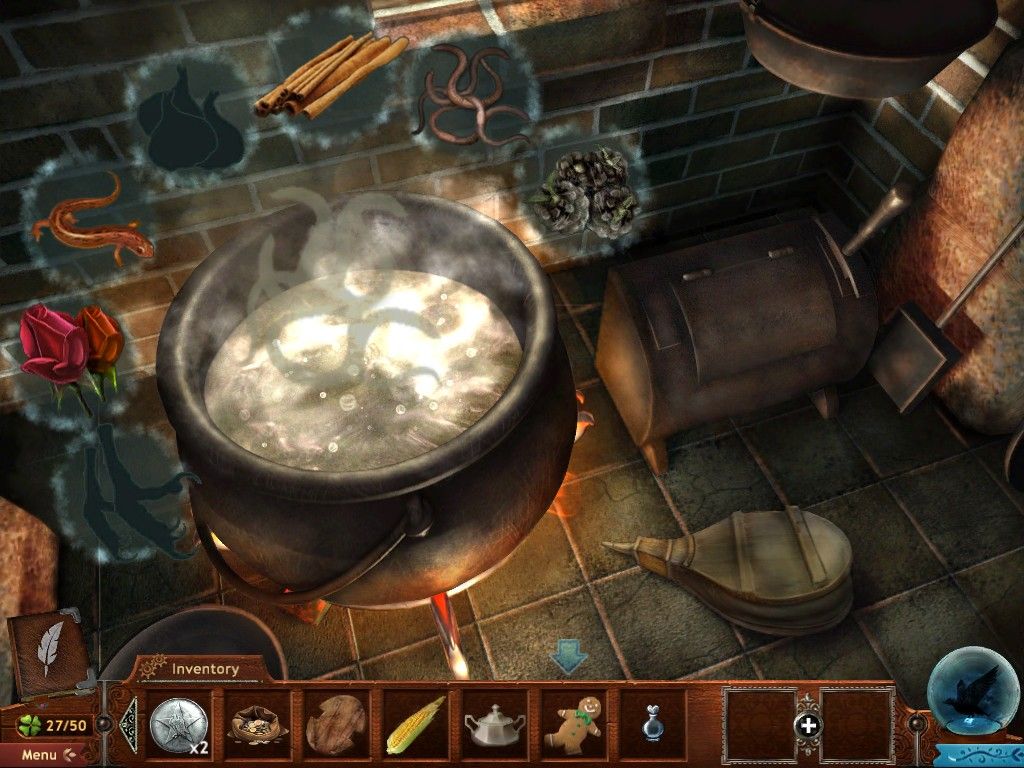 Midnight Mysteries: Salem Witch Trials (iPad) screenshot: Creating a Love Potion