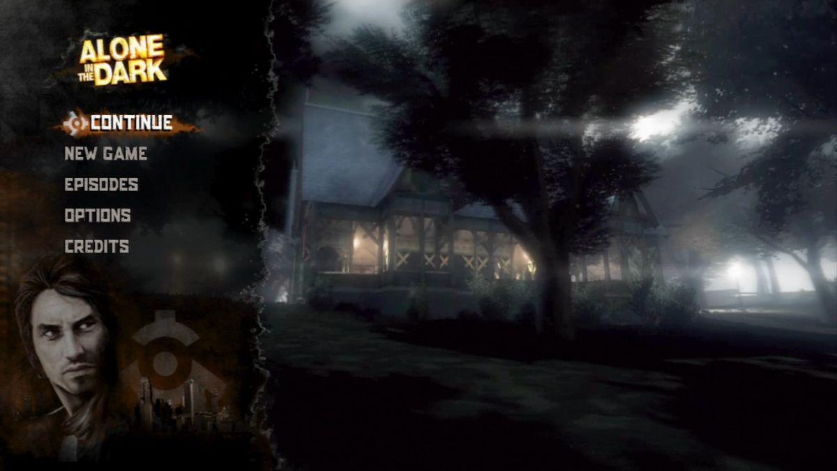 Alone in the Dark: Inferno (PlayStation 3) screenshot: Main menu.