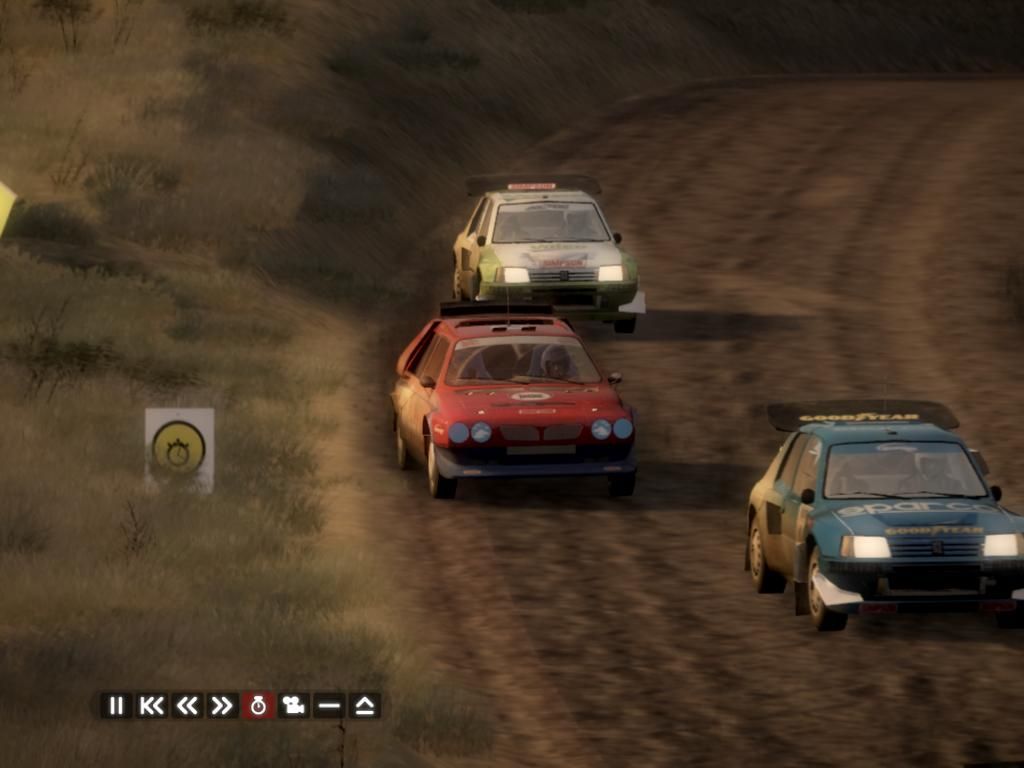 DiRT (Windows) screenshot: Replay of race